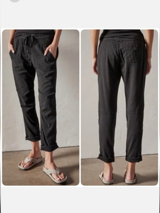 James Perse Pants - James Perse Black Linen Pants Size 2 Medium NWOT